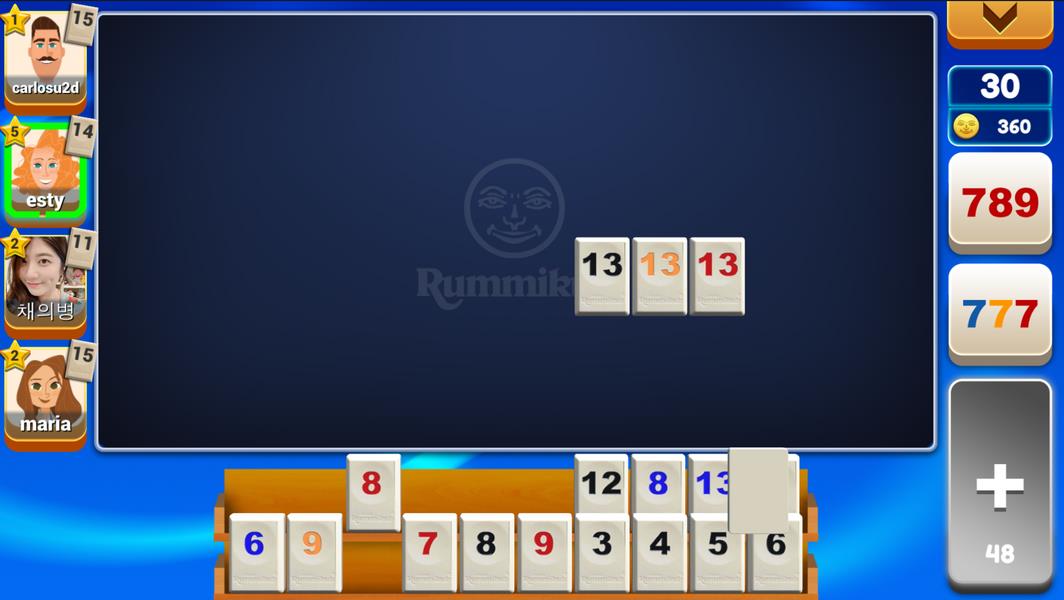 Rummikub Tangkapan skrin 1