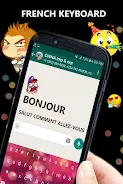 KU APP : French Keyboard スクリーンショット 1