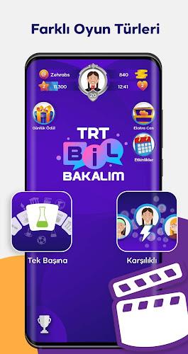 TRT Bil Bakalım स्क्रीनशॉट 0