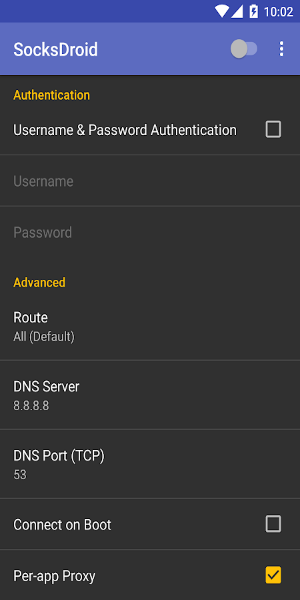 SocksDroid应用截图第2张