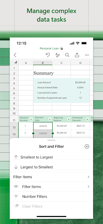 Microsoft Excel: Spreadsheets 스크린샷 2