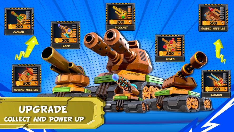 Tank Battles 2D Captura de tela 1