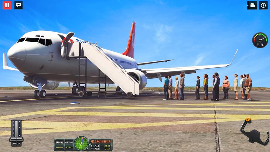 Airbus Simulator Airplane Game Скриншот 0