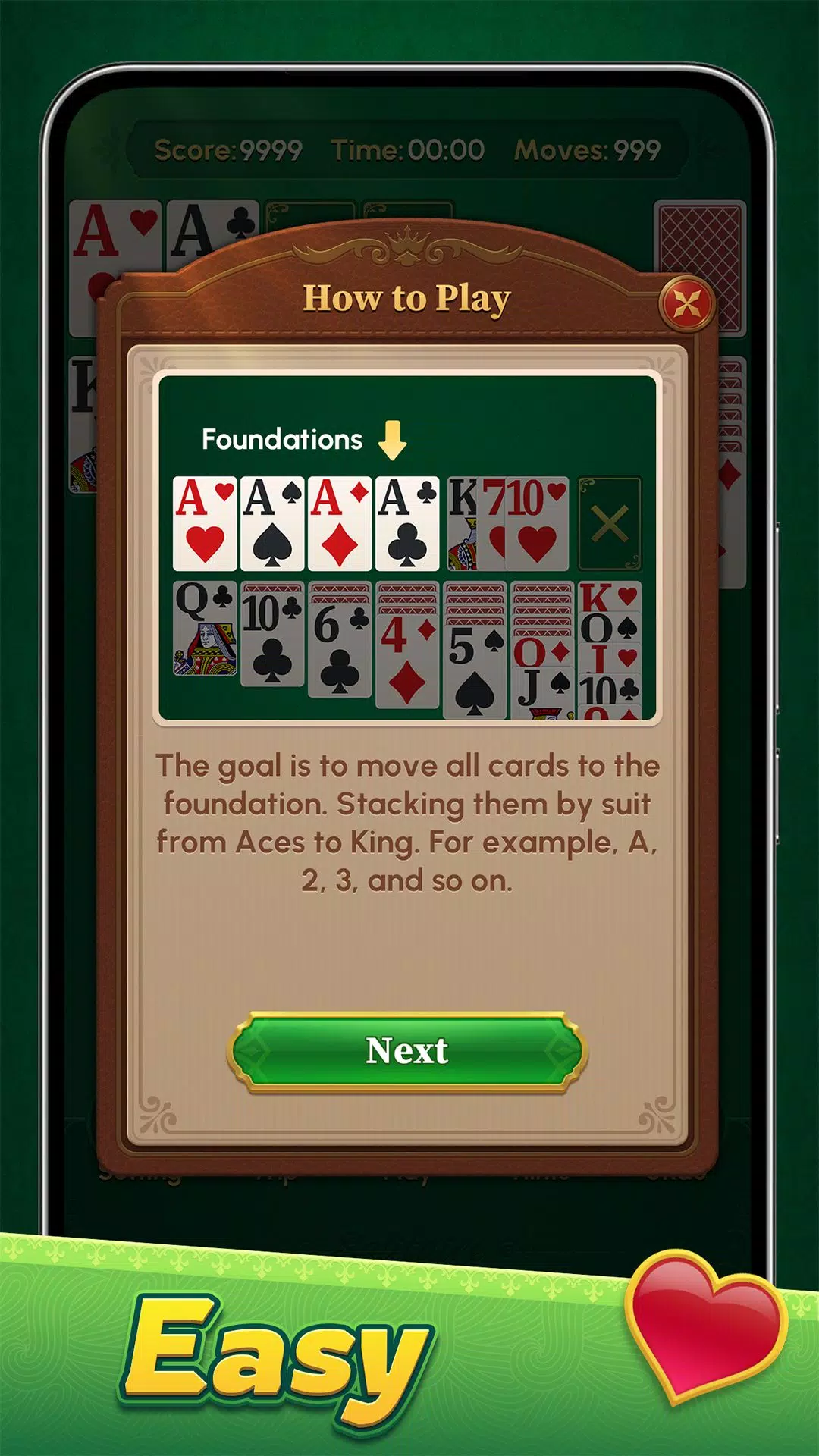 Classic Solitaire: Regal Card Schermafbeelding 1