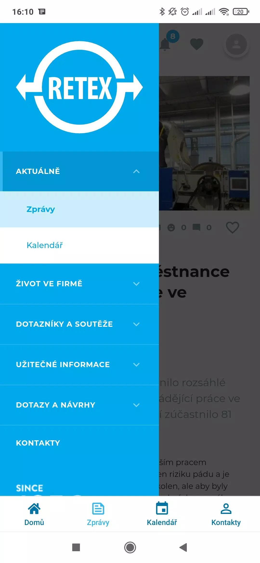 Retex INTRANET Ekran Görüntüsü 3