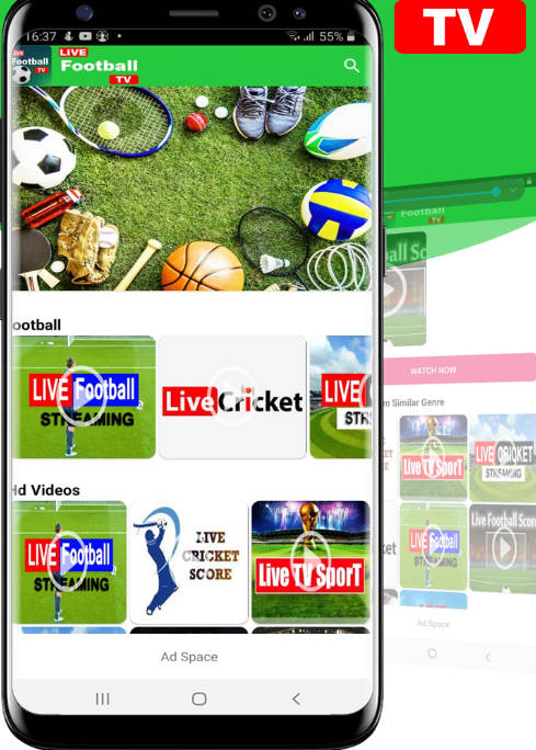 Live Football HD TV Ảnh chụp màn hình 0