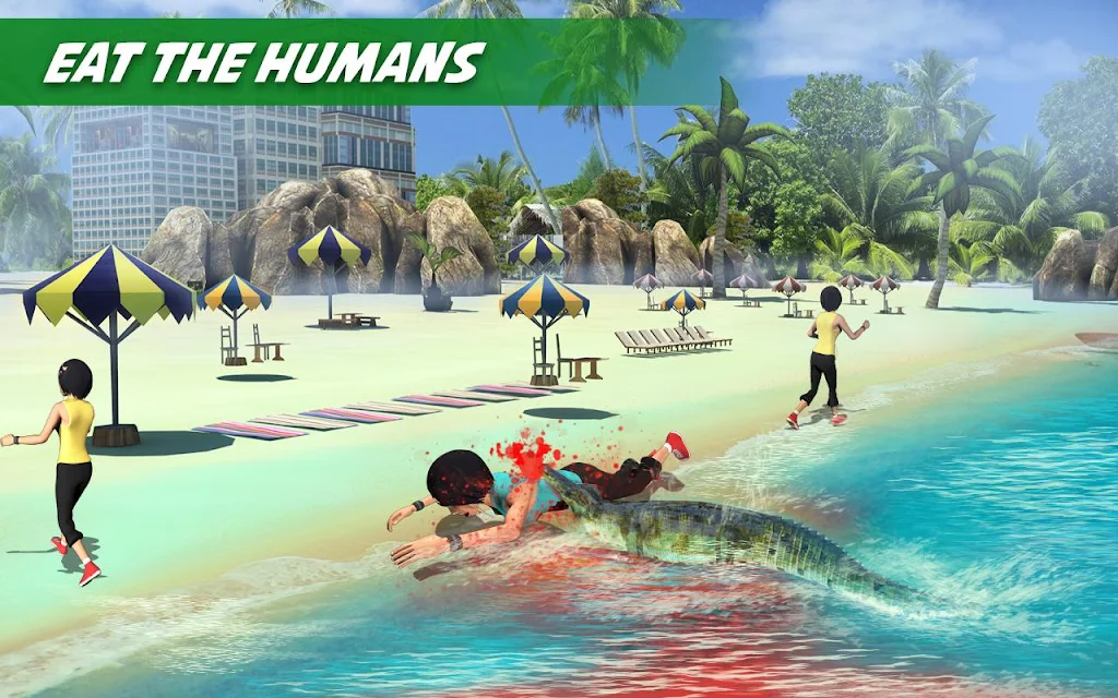 Crocodile Attack Animal Sim Ảnh chụp màn hình 2