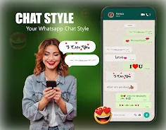 Chat Style - Fonts Keyboard স্ক্রিনশট 0