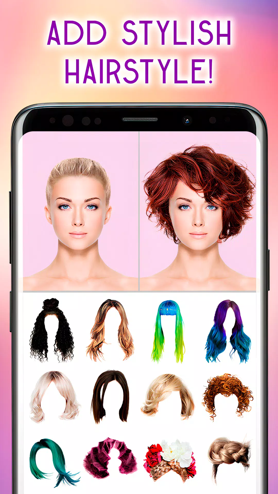 Hairstyles Photo Editor Zrzut ekranu 2