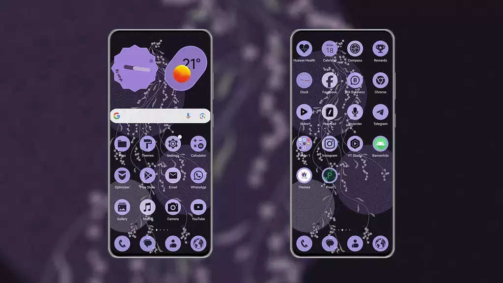 PixPurple EMUI MagicOS Theme Ảnh chụp màn hình 0