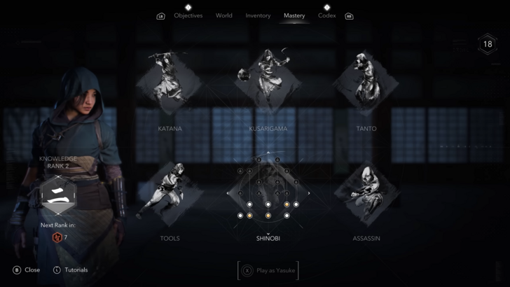 Assassin's Creed Shadows incorpora personalización de armas
