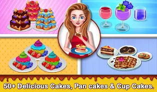 Cake Shop Pastries & Waffles Captura de pantalla 3