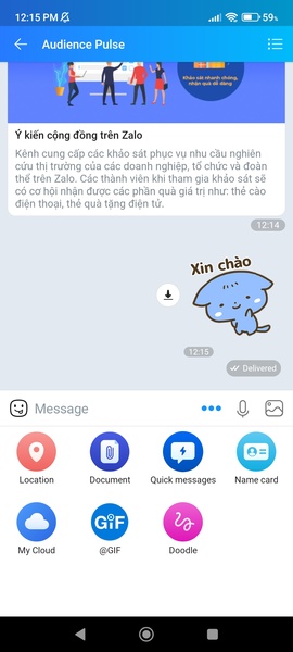 Zalo Ảnh chụp màn hình 0