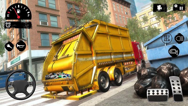 Garbage Dump Truck Driving 3D Captura de pantalla 2