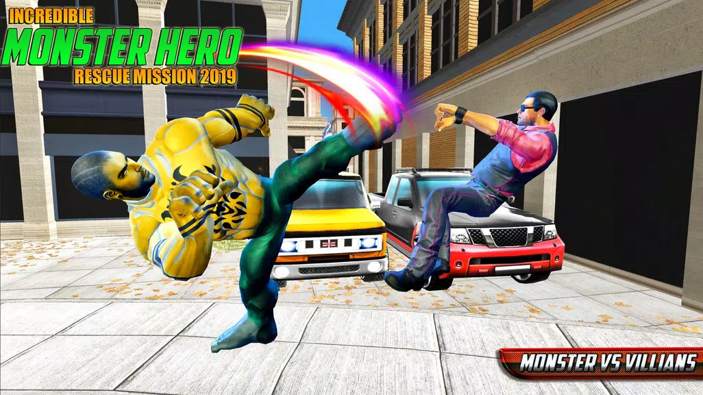 Incredible Monster Superhero Crime City 2018应用截图第2张