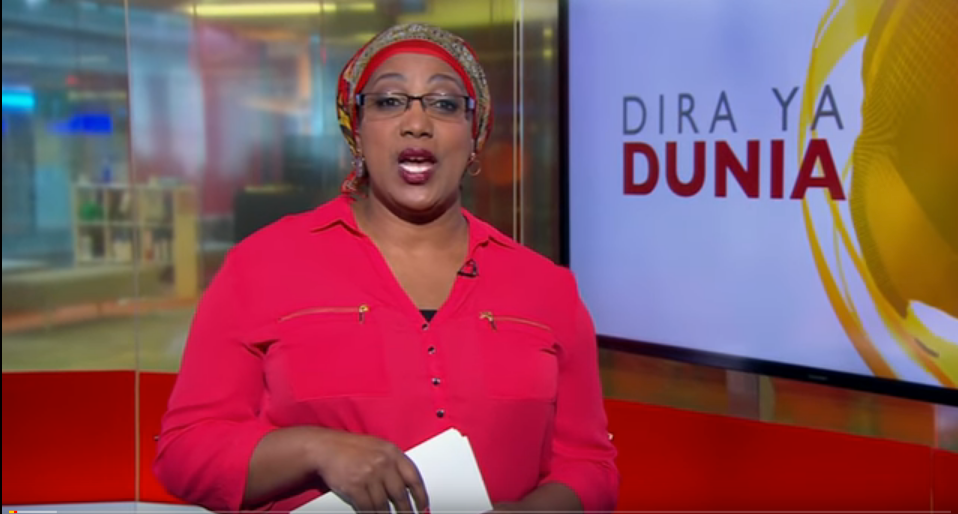 Schermata BBC Swahili Dira ya Dunia. 1
