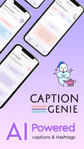 Caption Genie: AI Caption Tool Schermafbeelding 0