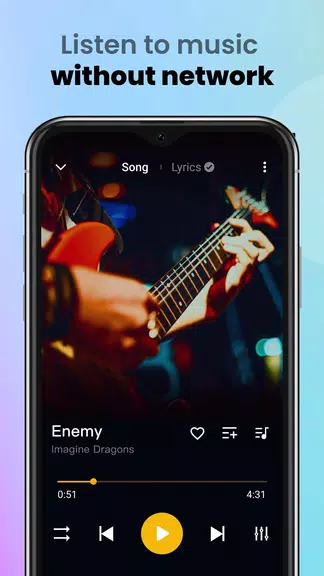 音乐播放器 - MP3 播放器，音频播放器应用截图第1张