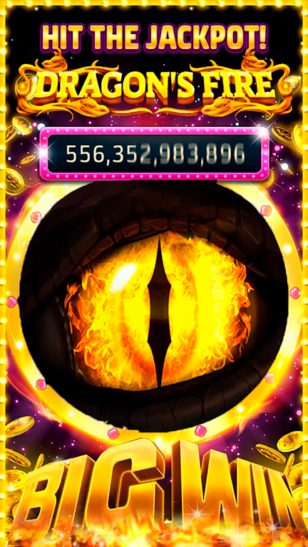 Dragon's Gold Flames Vegas Casino Slots Screenshot 2