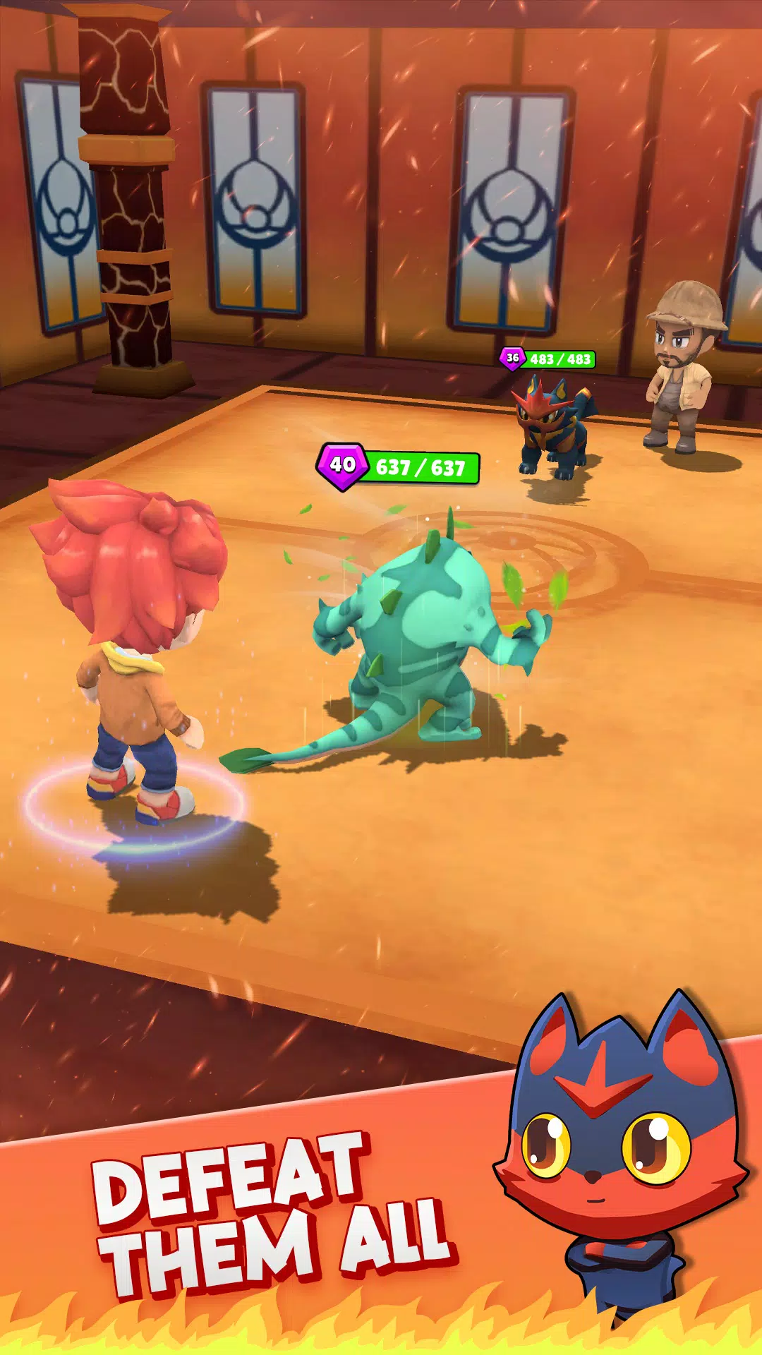 Negamon Lite: Monster Battle ဖန်သားပြင်ဓာတ်ပုံ 3