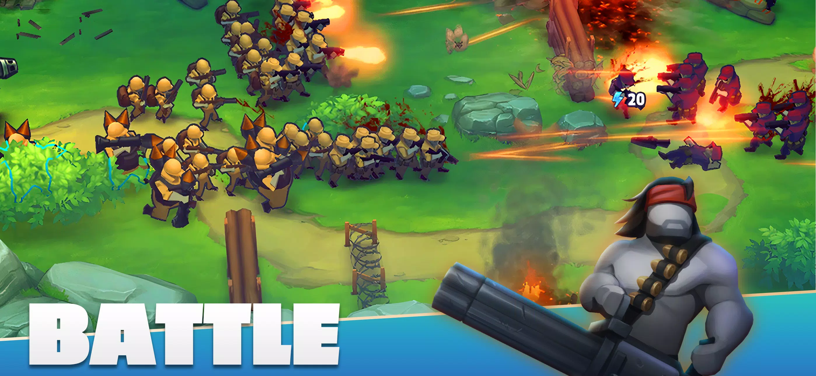 GUNS UP! Mobile War Strategy應用截圖第0張