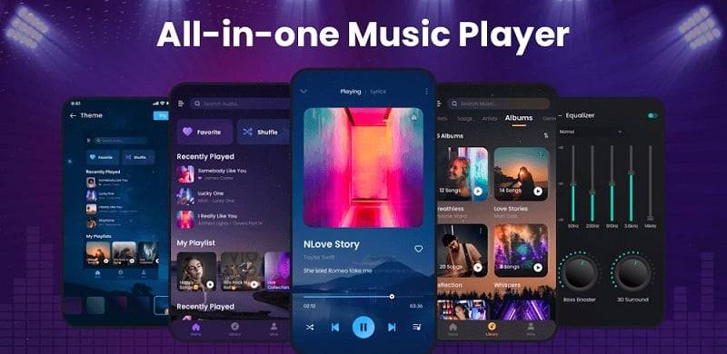 Offline Music Player: My Music ภาพหน้าจอ 0