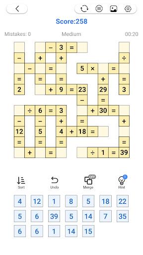 Math Number: Cross Math Puzzle ภาพหน้าจอ 3