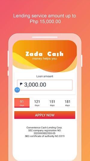 Zada Cash Ảnh chụp màn hình 0