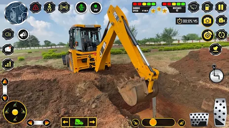 Snow Excavator Construction 3D Скриншот 0