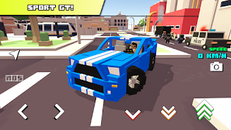 Blocky Car Racer - racing game Zrzut ekranu 0