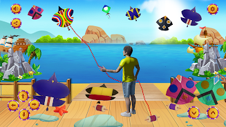 Kite Game 3D Kite Flying Games Ekran Görüntüsü 2