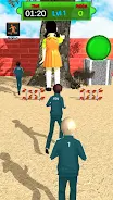 Red light green light game 3D Tangkapan skrin 0