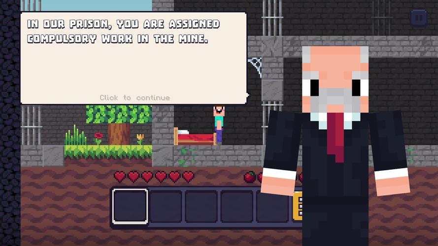 Noob Miner: Escape from prison應用截圖第1張