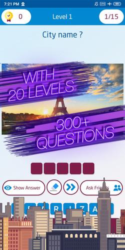 Guess the city game应用截图第2张