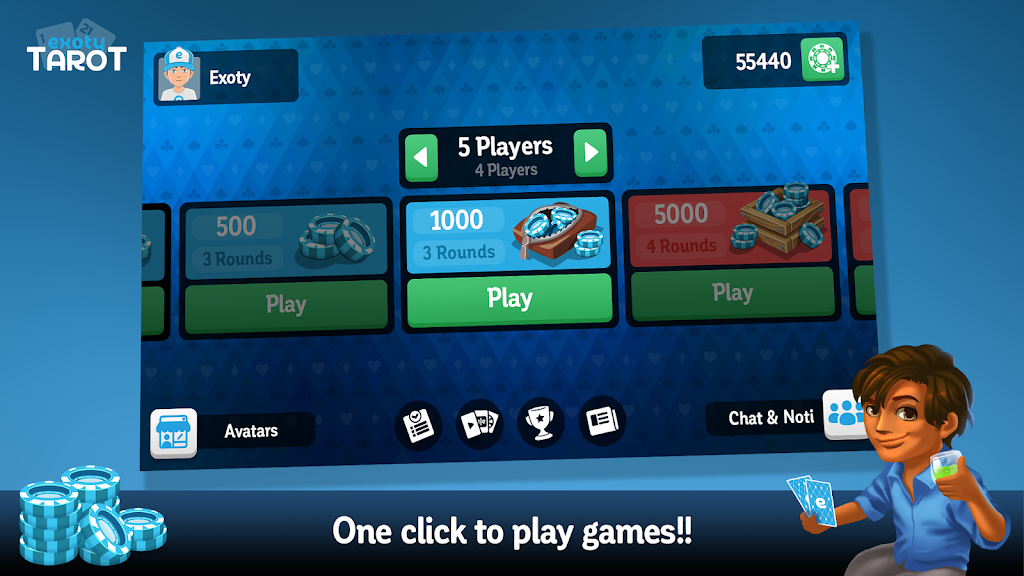 Multiplayer Tarot Game 스크린샷 1