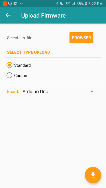 Arduino Hex Uploader-Bin/Hex ภาพหน้าจอ 1