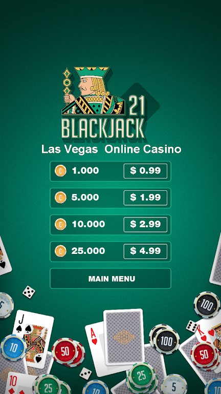 BlackJack 21: Las Vegas  Online Casino Game Ekran Görüntüsü 1