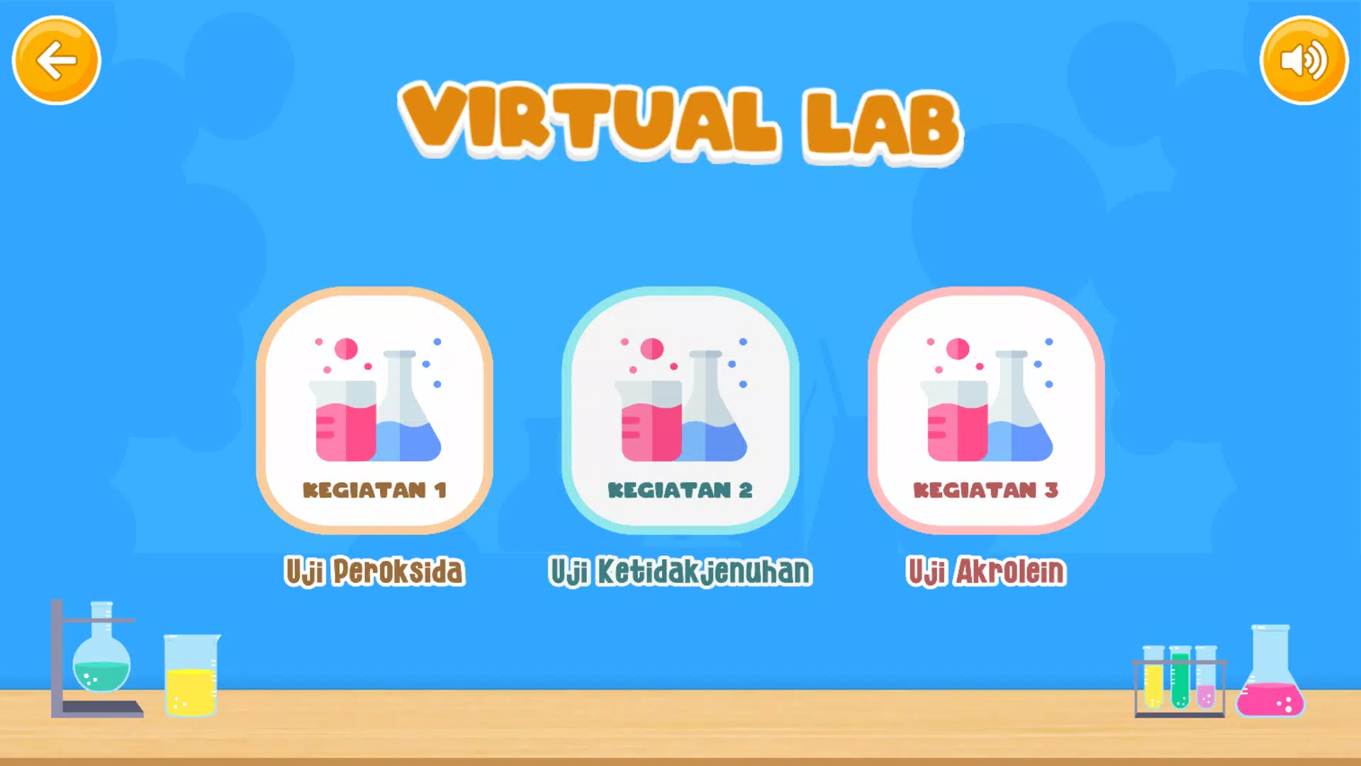 Virtual Lab Reaksi Lemak Schermafbeelding 3