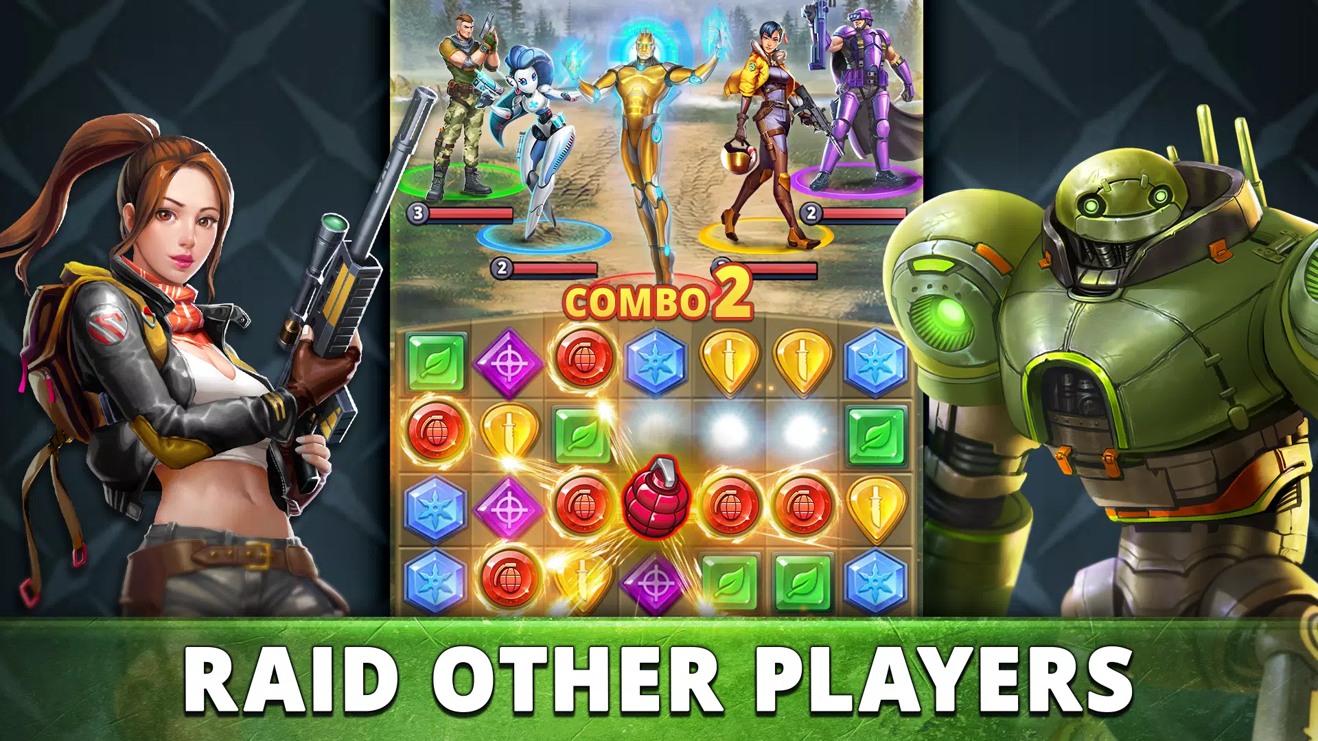 Puzzle Combat: Match-3 RPG স্ক্রিনশট 1