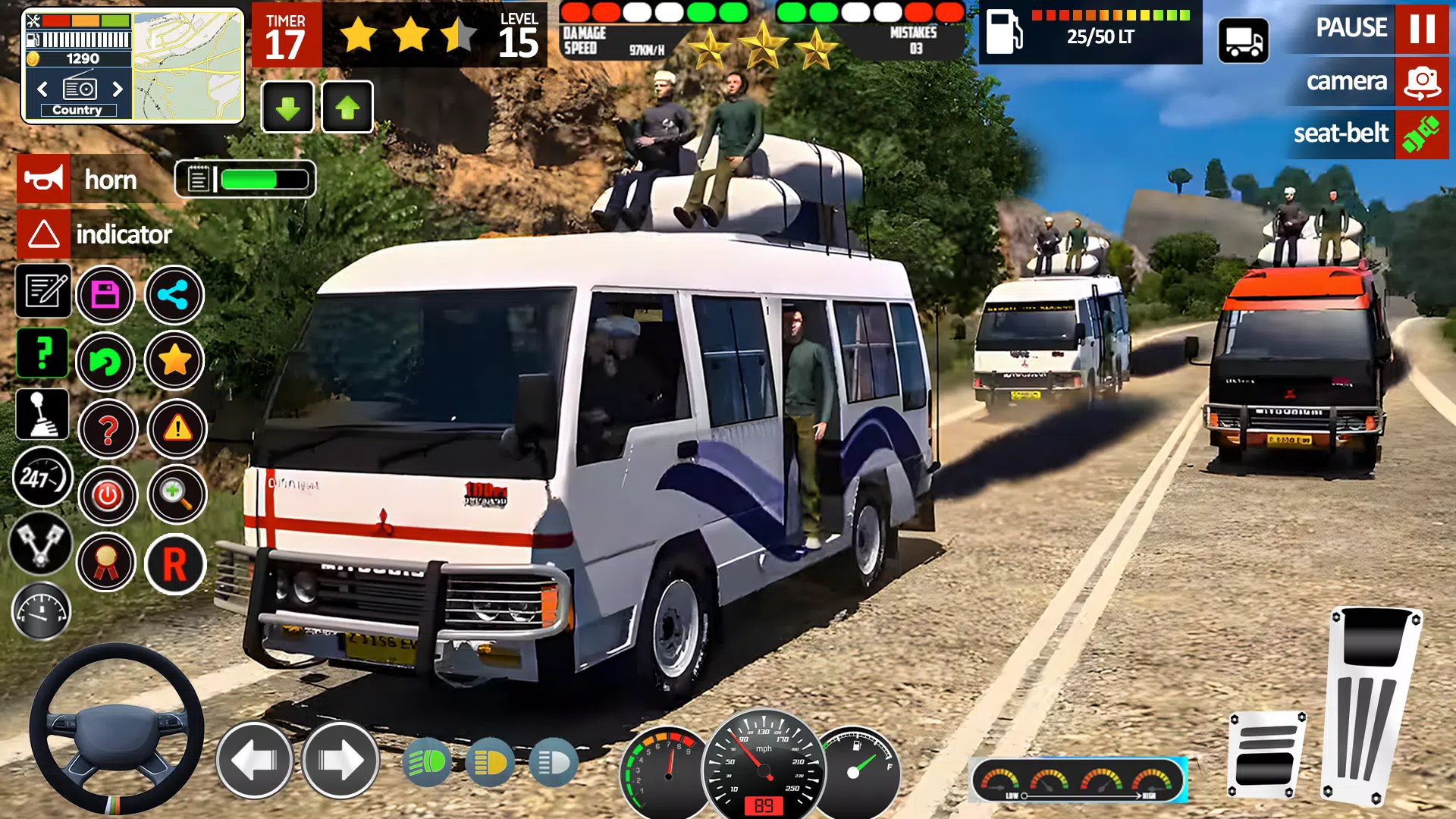 Mini Bus Game: Bus Driving 3D ဖန်သားပြင်ဓာတ်ပုံ 2