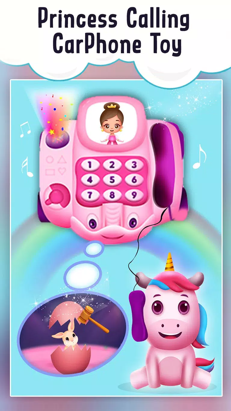 Baby Princess Car phone Toy Capture d'écran 0