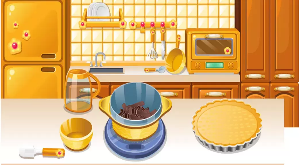 girls cooking games chocolate Schermafbeelding 3