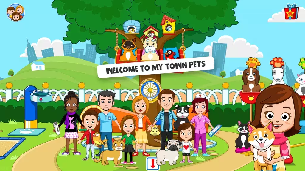 My Town: Pet games & Animals Ekran Görüntüsü 0