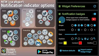 Bubble Cloud Widgets + Folders Tangkapan skrin 1