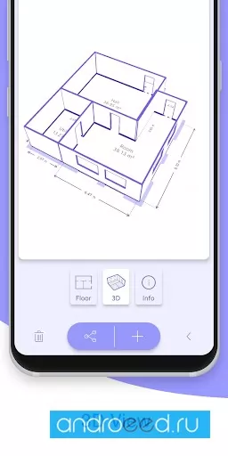 ARPlan 3D Tape Measure Ruler Floor Plan Creator Screenshot 3