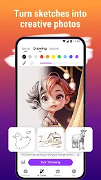 SketchAI - Photo Art Generator ဖန်သားပြင်ဓာတ်ပုံ 0