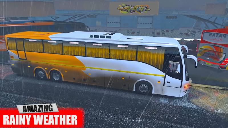 Euro Coach Bus Driving Games Capture d'écran 3