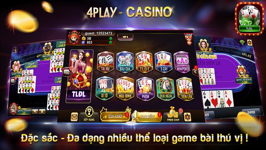 4Play - Tien Len Dem La Online ဖန်သားပြင်ဓာတ်ပုံ 0