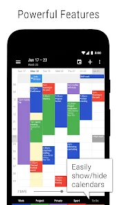Business Calendar 2 Pro Tangkapan skrin 1