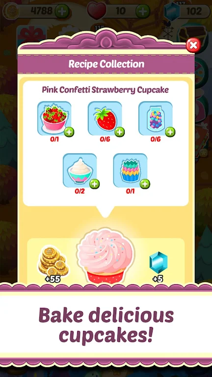 Mahjong Solitaire Cupcake Bake应用截图第3张
